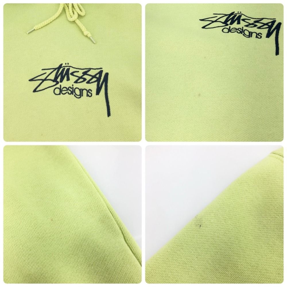 05w001032 ステューシー STUSSY プルオーバーパーカー 黄緑