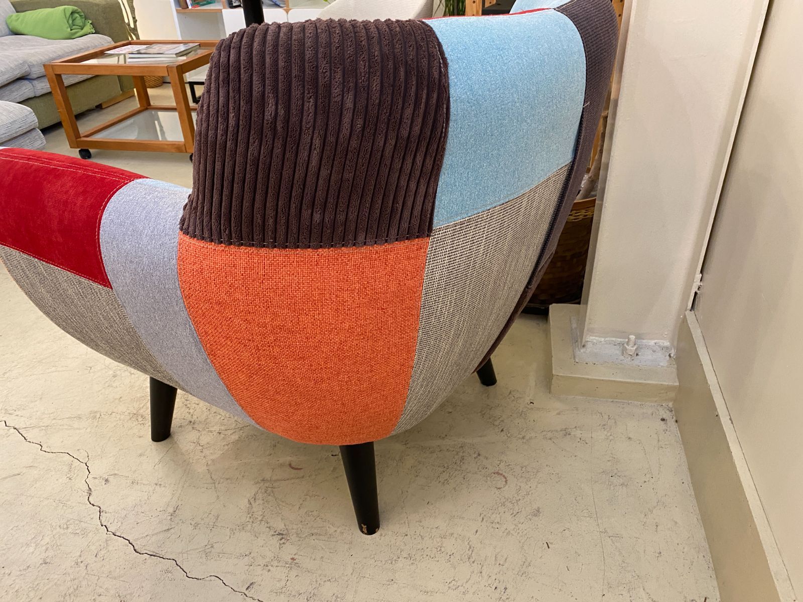 □美品 Francfranc フランフラン バルス ナビア パッチワーク