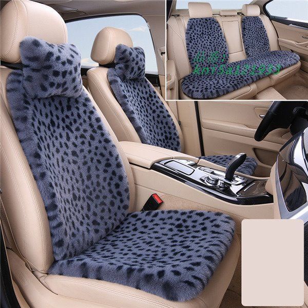 車用 シートクッション 豹柄 9点 11点セット 防寒 5席汎用 自動車 フロント パッド バックシート 滑り止め カーシート カークッション 暖かい kni5a121933