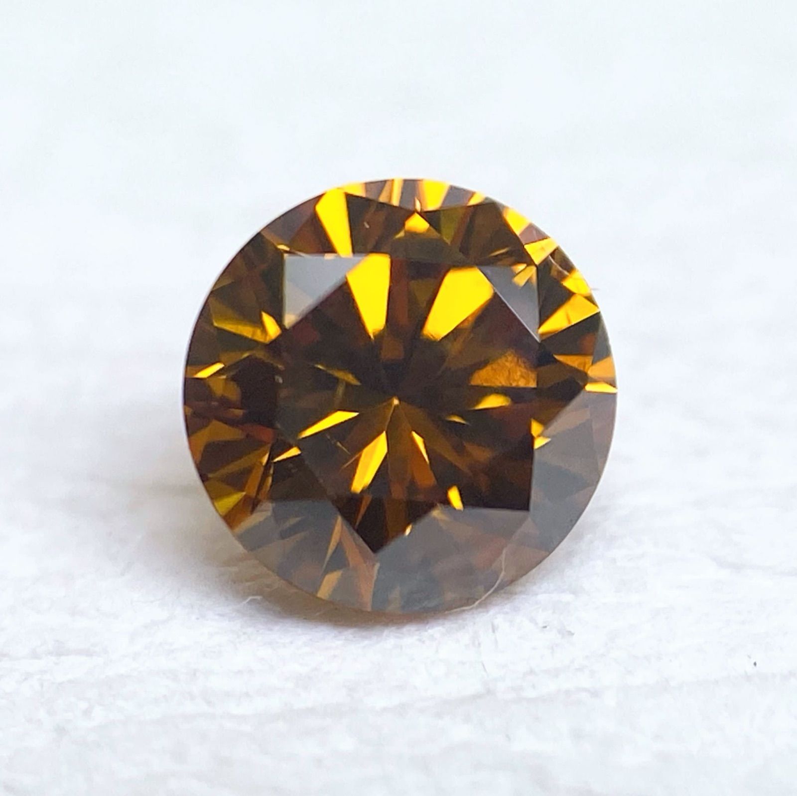 0.168ct Fancy Deep Yellow Orange I-1 品質保証 63.0%OFF spektakel.wien