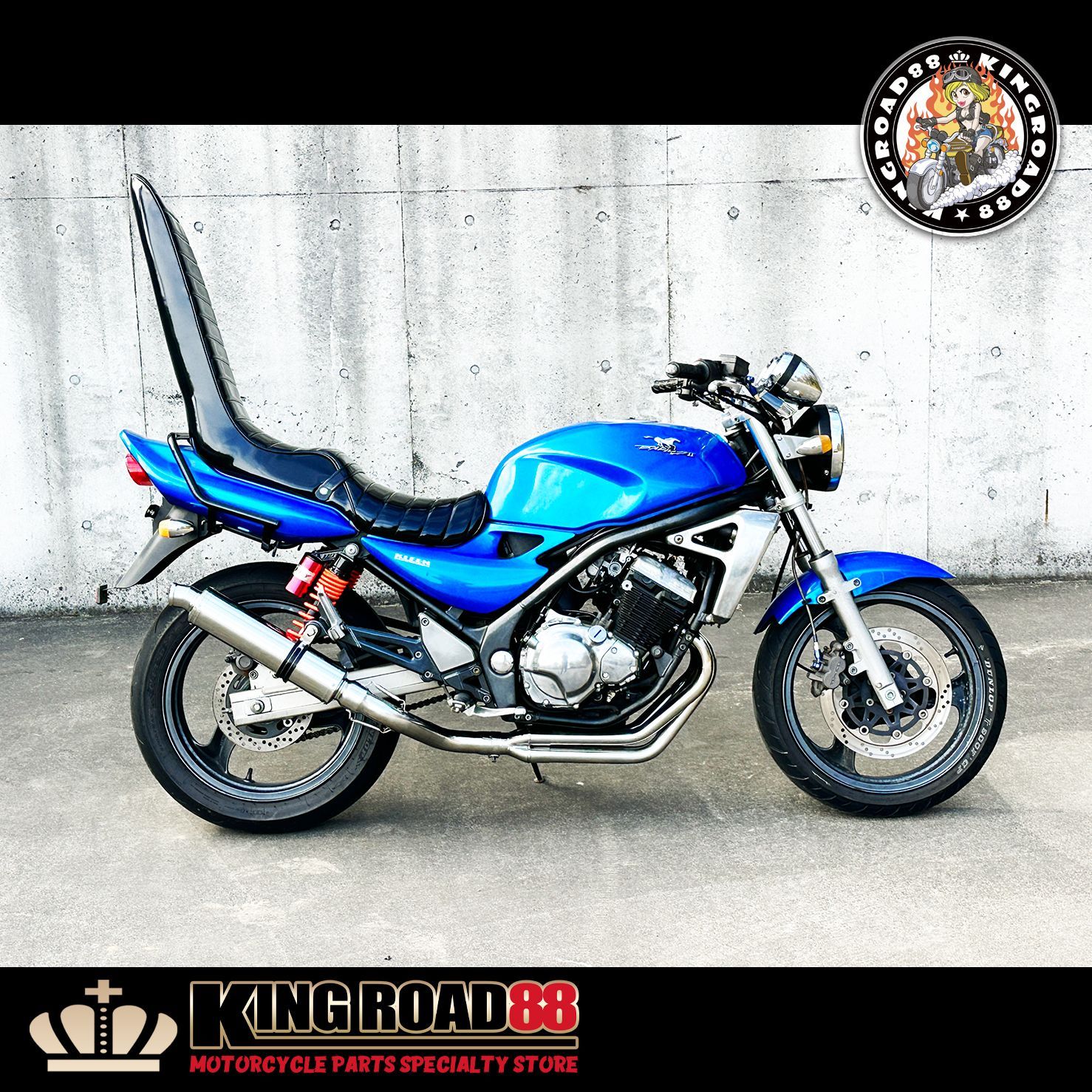 在庫少】カワサキ バリオスⅡ型 ZR250B ☆ KingRoad88 オリジナル 