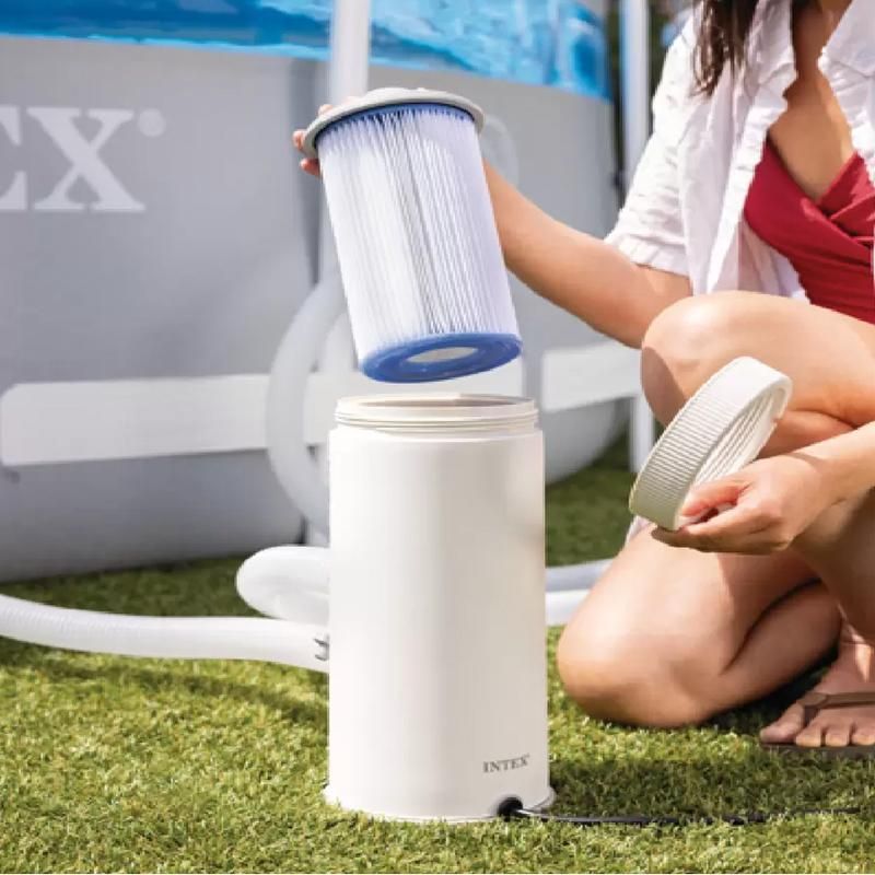 新品INTEX プール用浄化循環ポンプKrystal Clear c1000 Amazon.co.jp: 箱潰れ コストコ INTEX インテックス フィルター