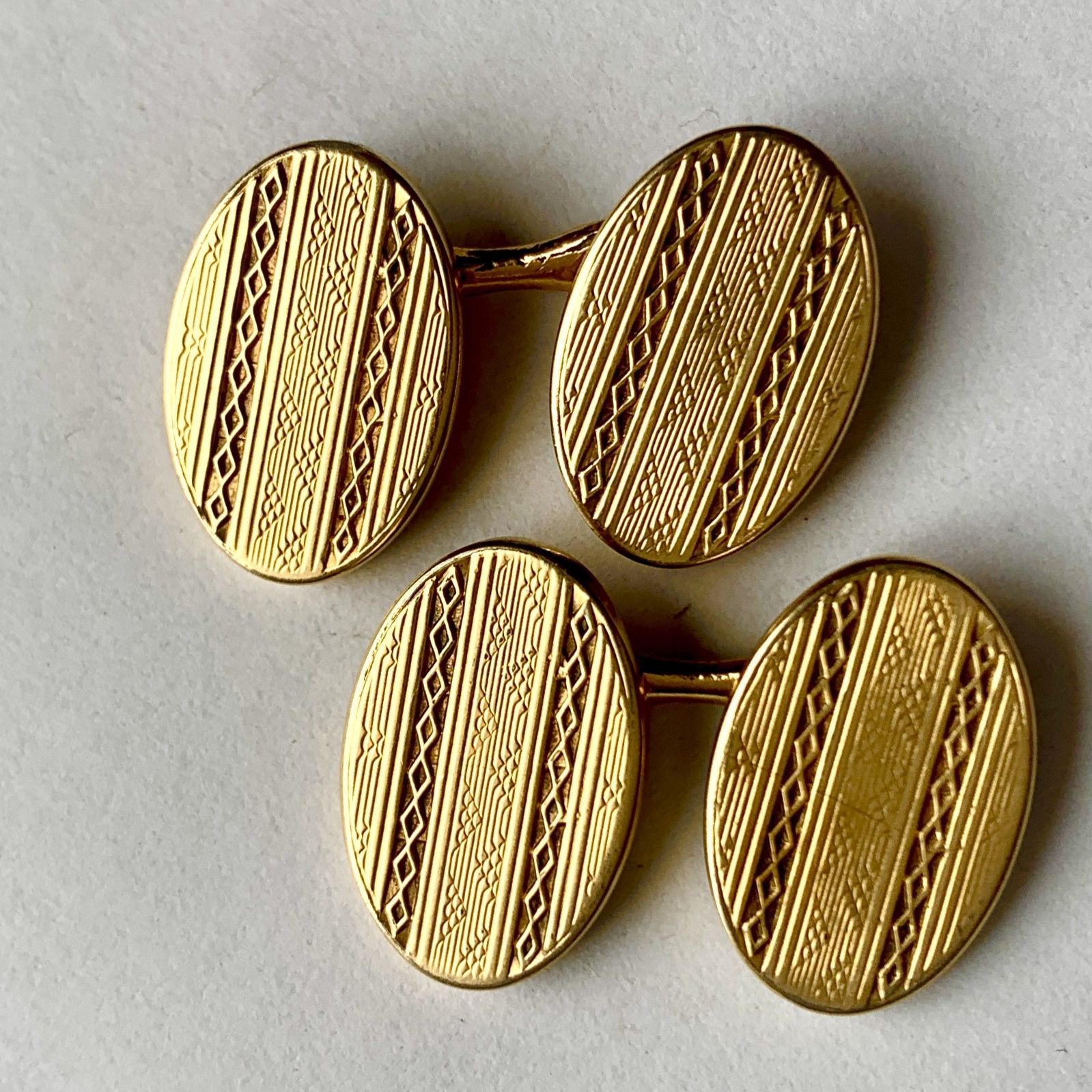 1980年代アメリカ製 ヴィンテージカフリンクス KREMENTZ U.S.A.