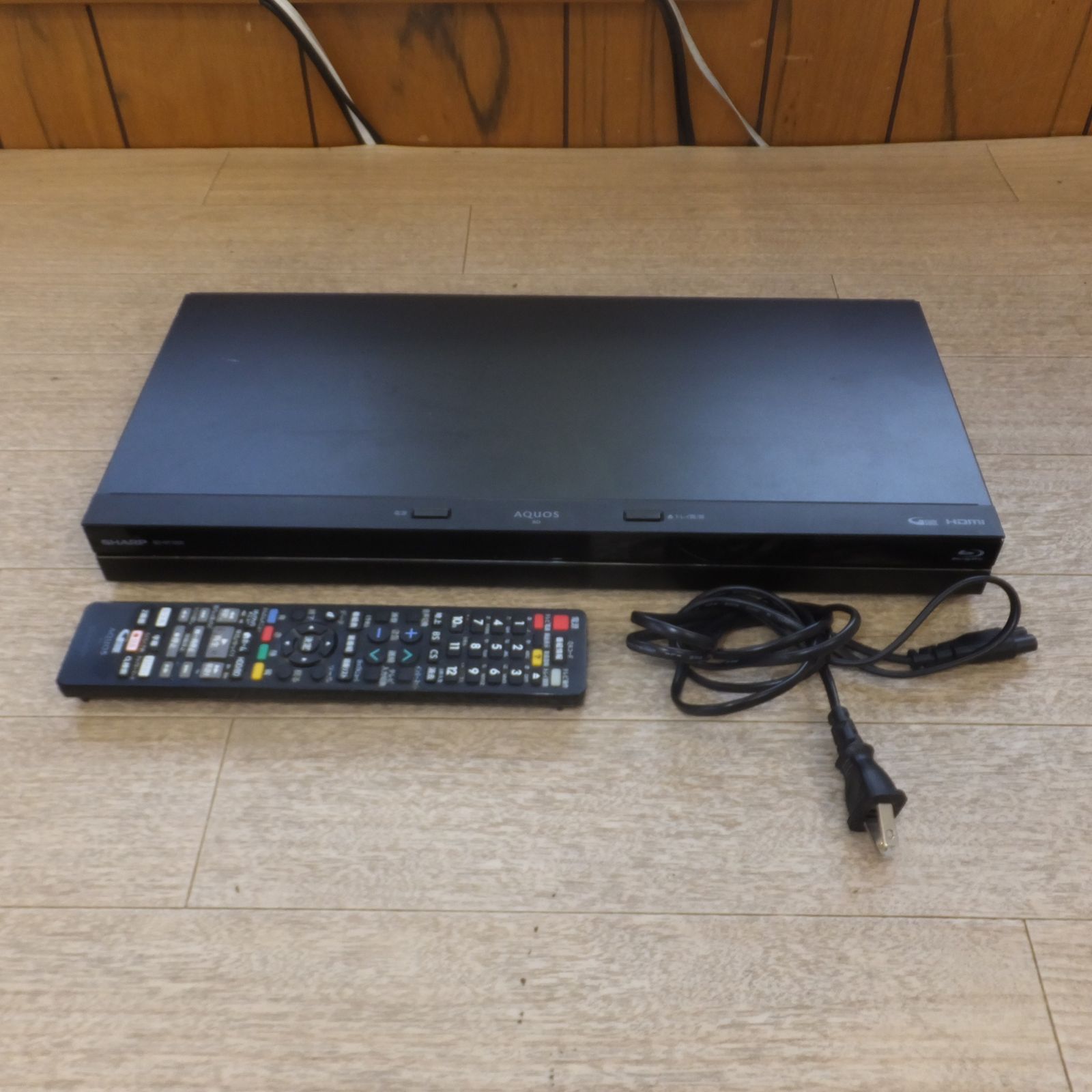 現状品 シャープ SHARP 2018年製 ブルーレイディスクレコーダー BD-NT1200 100V 50|60Hz