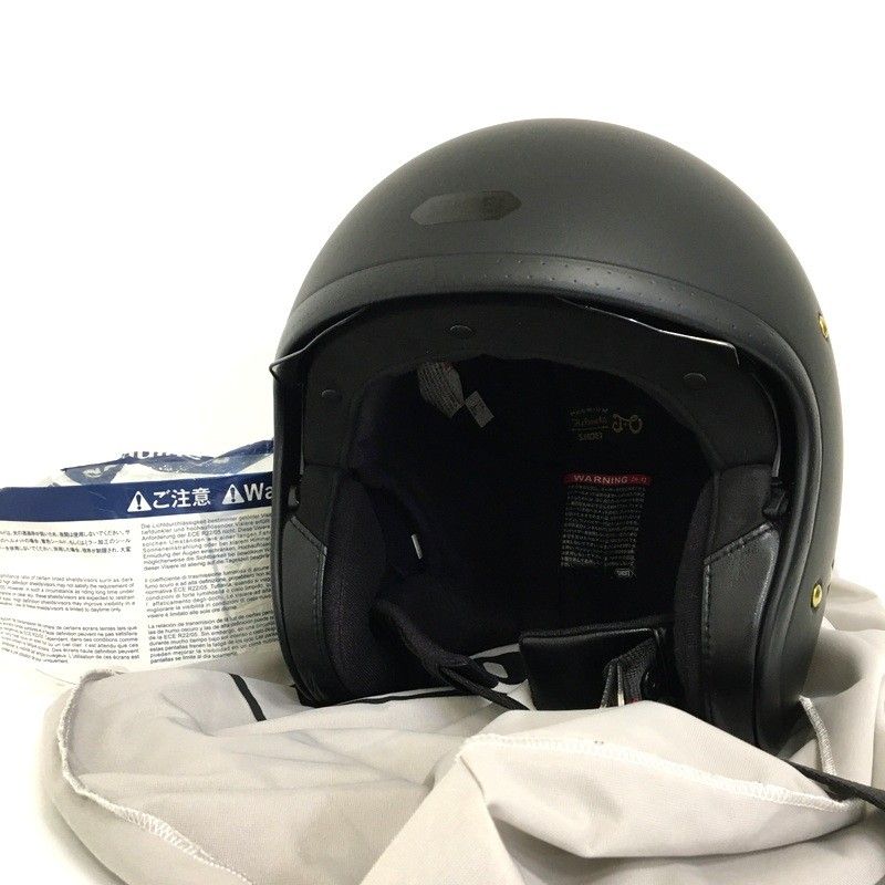 SHOEI J・O ソフトスモークミラーインナー装着 ジェットヘルメットバイザ ブラック Lサイズ オートバイ ツーリング ライディング バイカー バイク用品 TA1303