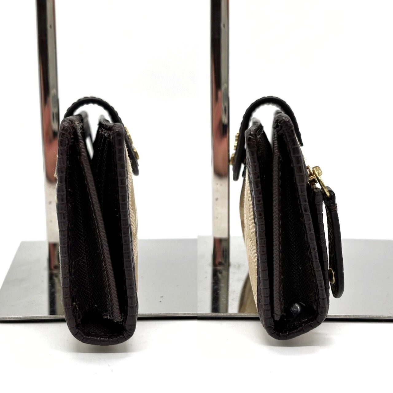 ✨良品✨ COACH コーチ 長財布 二つ折り オプアート キャリー