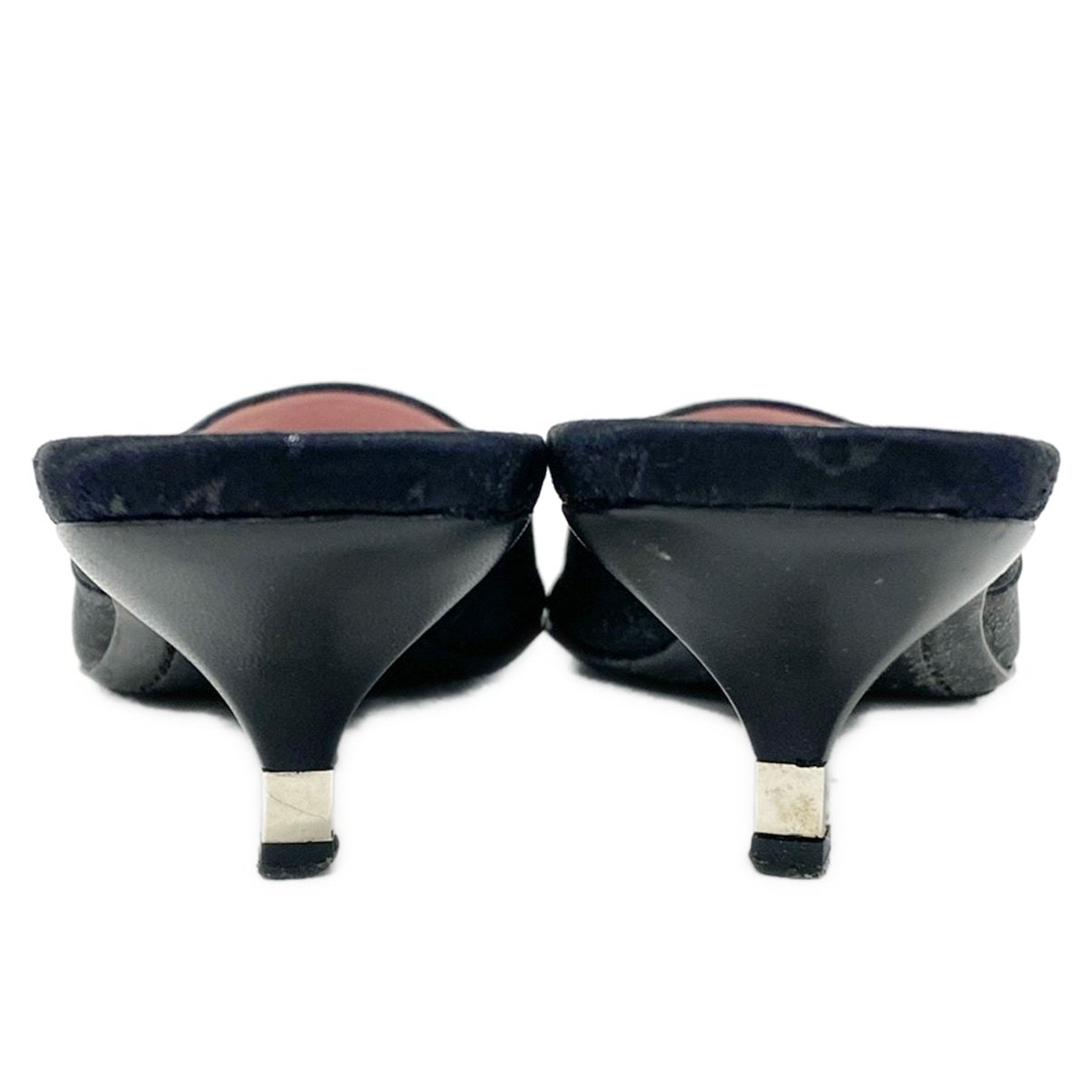 ⭐︎値下げ⭐︎【Louis Vuitton】 ブラック ミュール 38 LOUIS VUITTON(ルイヴィトン) ミュール 38 レディース - 黒
