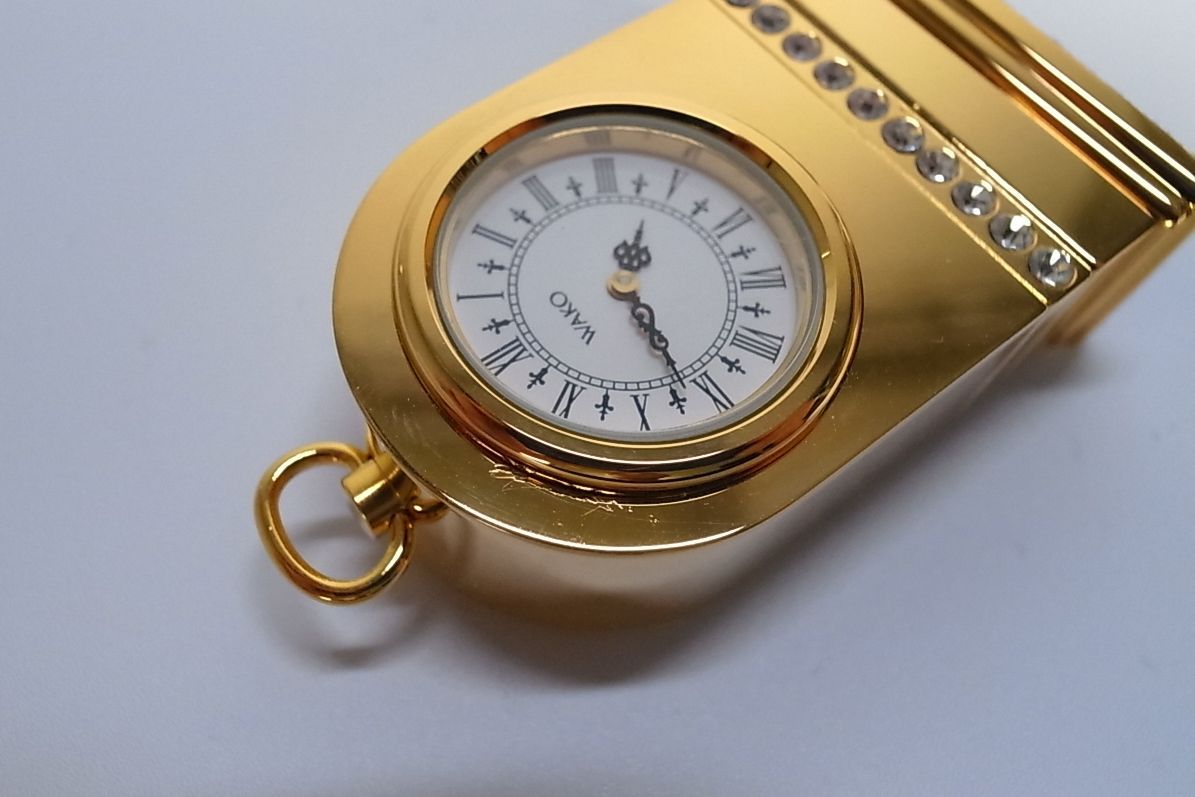 美品] 銀座和光 WAKO 置き時計 希少・美品 GINZA WAKO 置時計 SHK025G