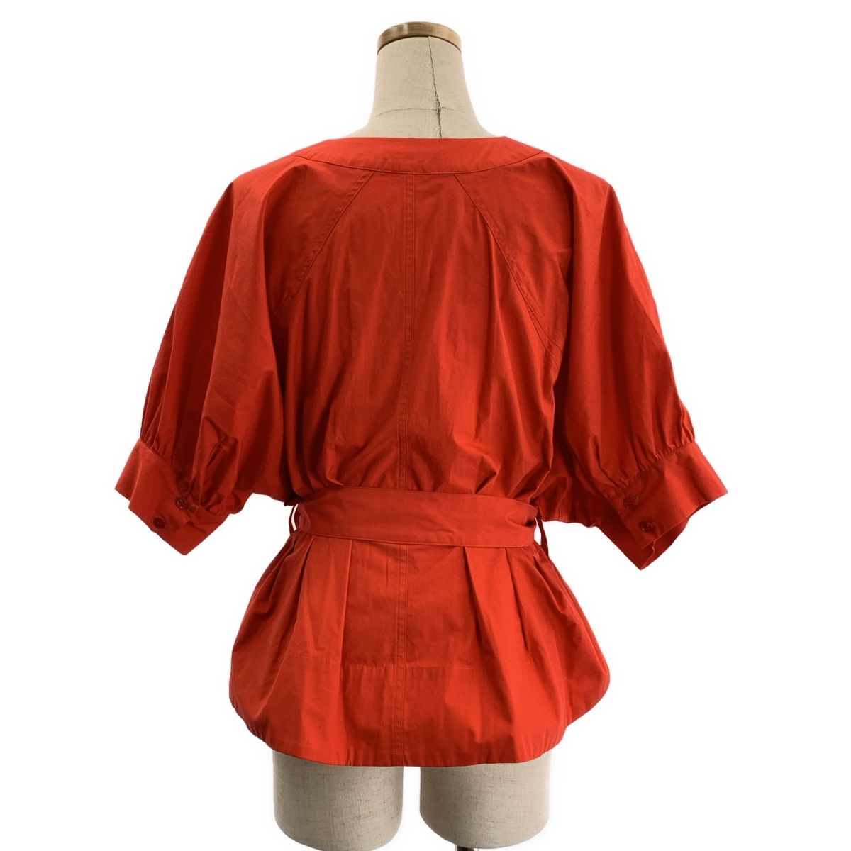 KANAKO SAKAI / カナコサカイ | 2023SS | コットン Vネック ギャザー  