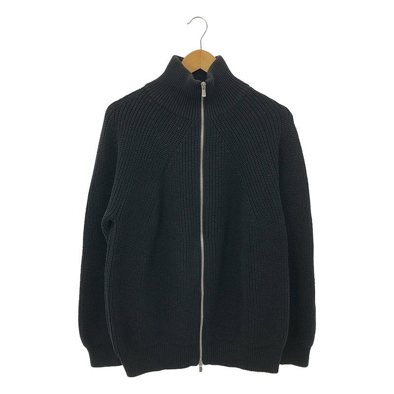 BATONER / バトナー | SIGNATURE DRIVERS KNIT シグネイチャー ドライバーズ ニット | 4 | ブラック | メンズ