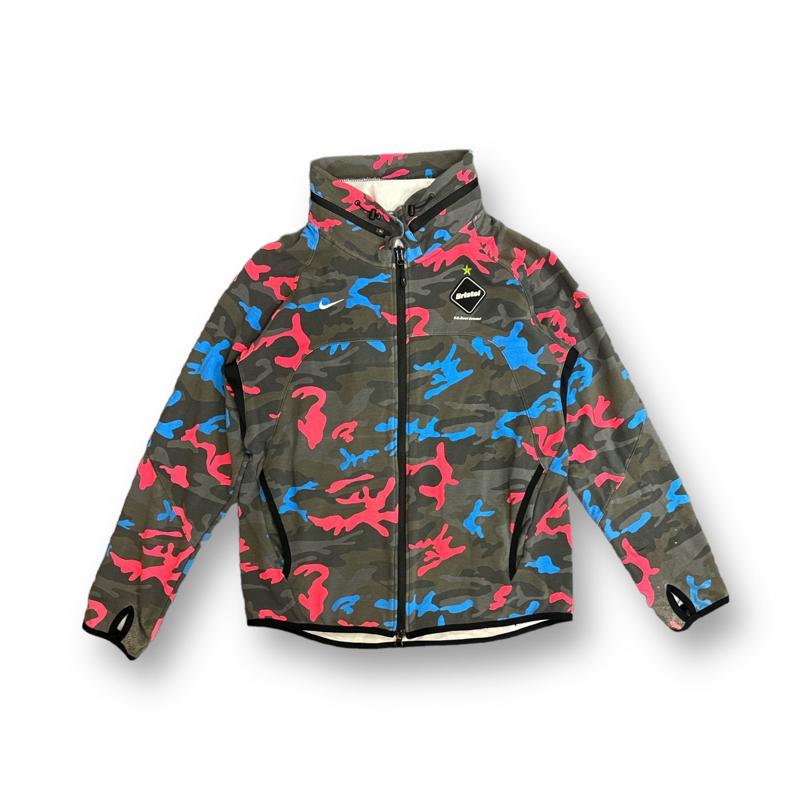 FC Real Bristol × NIKE　パーカー 美品 ナイキ ジップアップパーカー× F.C.Real Bristolコラボ