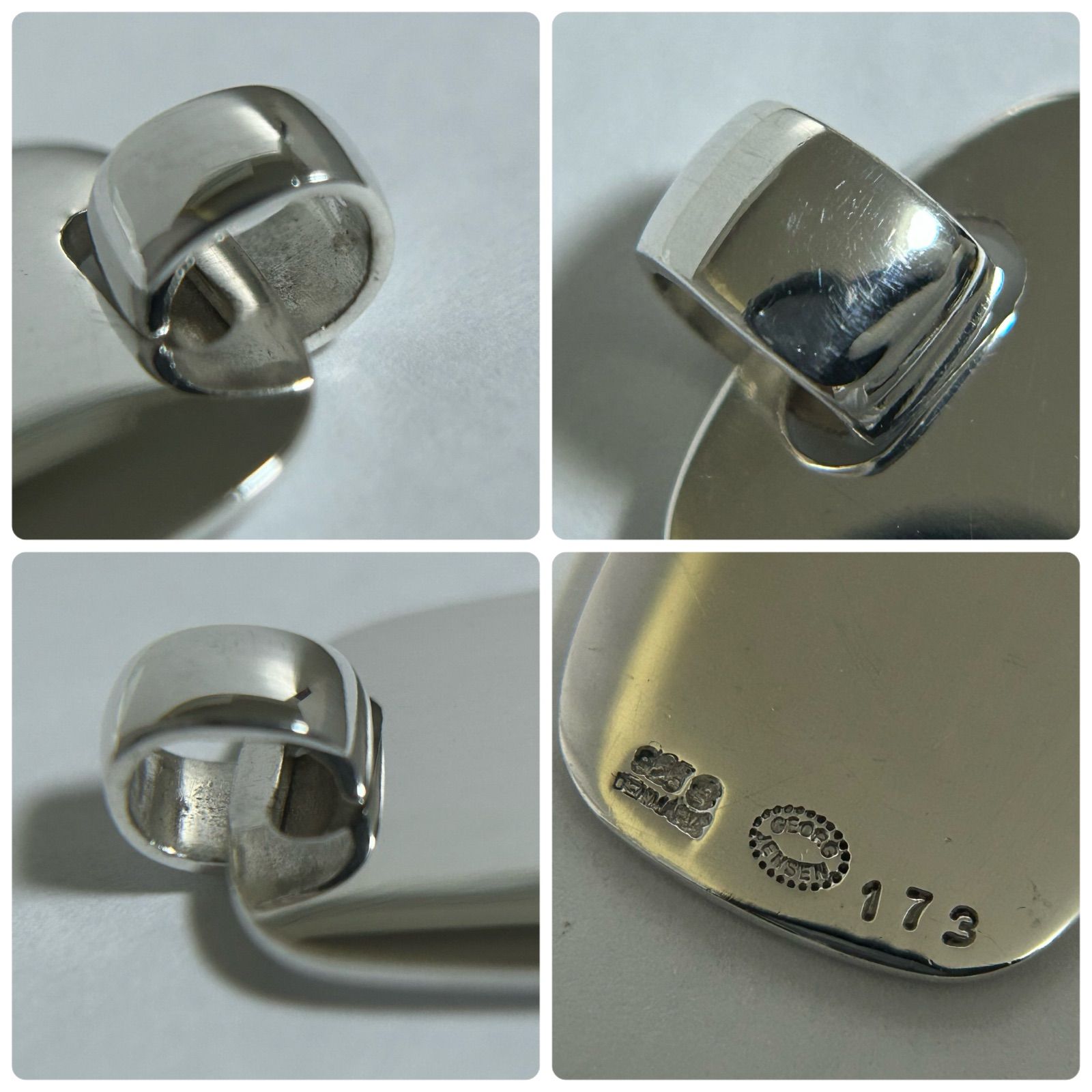 9HMT31   ジョージジェンセ トップ silver ジョージジェンセン ネックレス ペンダント トップ プレート 173