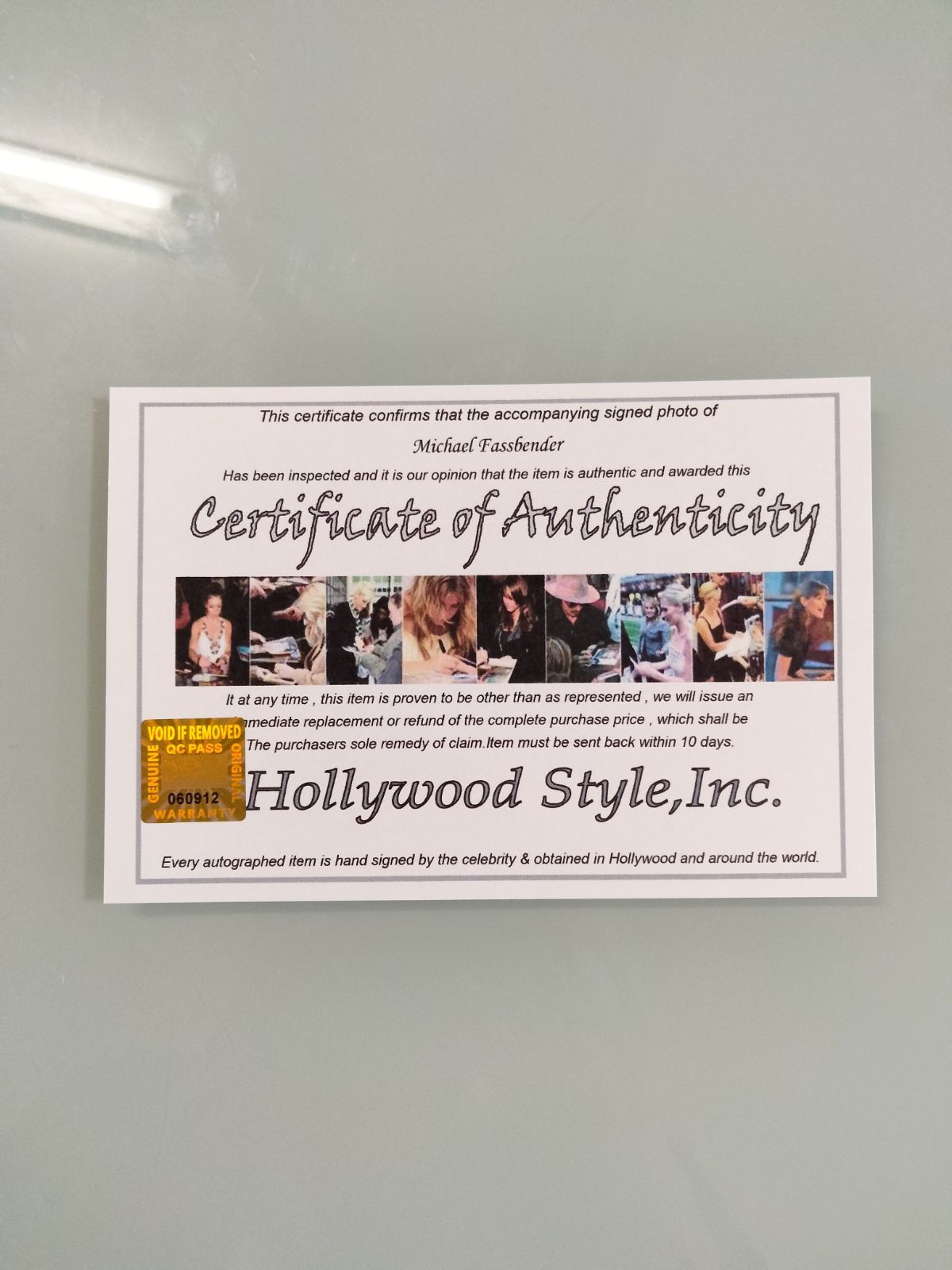 マイケル・ファスベンダー直筆サイン入り写真…エイリアン: コヴェナント マイケル・ファスベンダー直筆サイン入り写真…エイリアン: コヴェナント