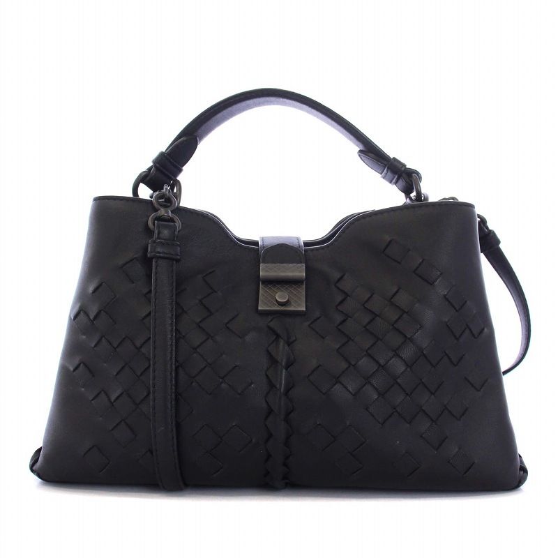 BOTTEGA VENETA イントレチャート ナポリ ハンドバッグ ショルダー