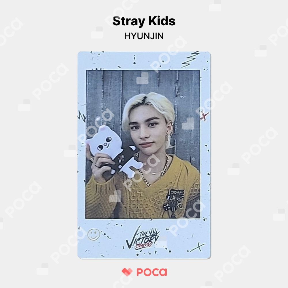 ヒョンジン フォトカード トレカ MANIAC skzoo victory straykids ヒョンジン スキズ トレカ STRAY KIDS x SKZOO POP-UP