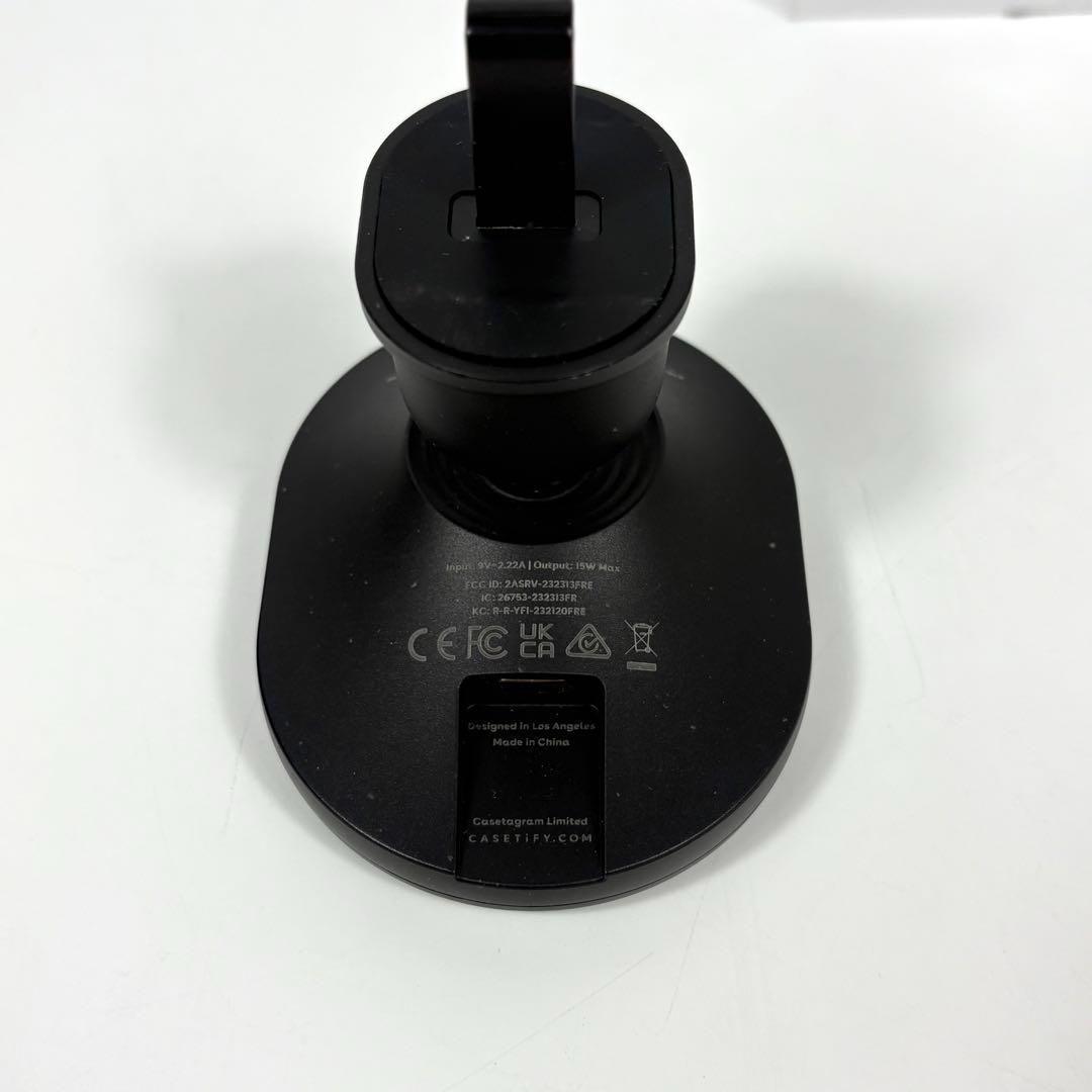 ケースティファイ 車載用マグネット式ワイヤレス充電器