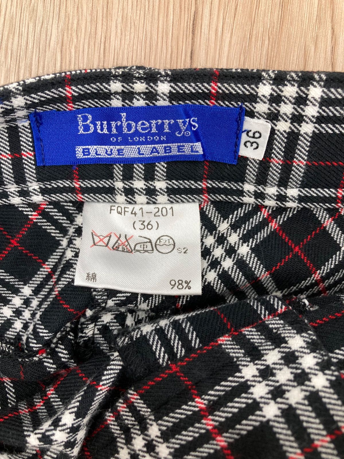 BURBERRY バーバリーブルーレーベル キュロットパンツ ノバチェック M 未使用品 BURBERRY BLUE LABEL バーバリーブルーレーベル ノバ