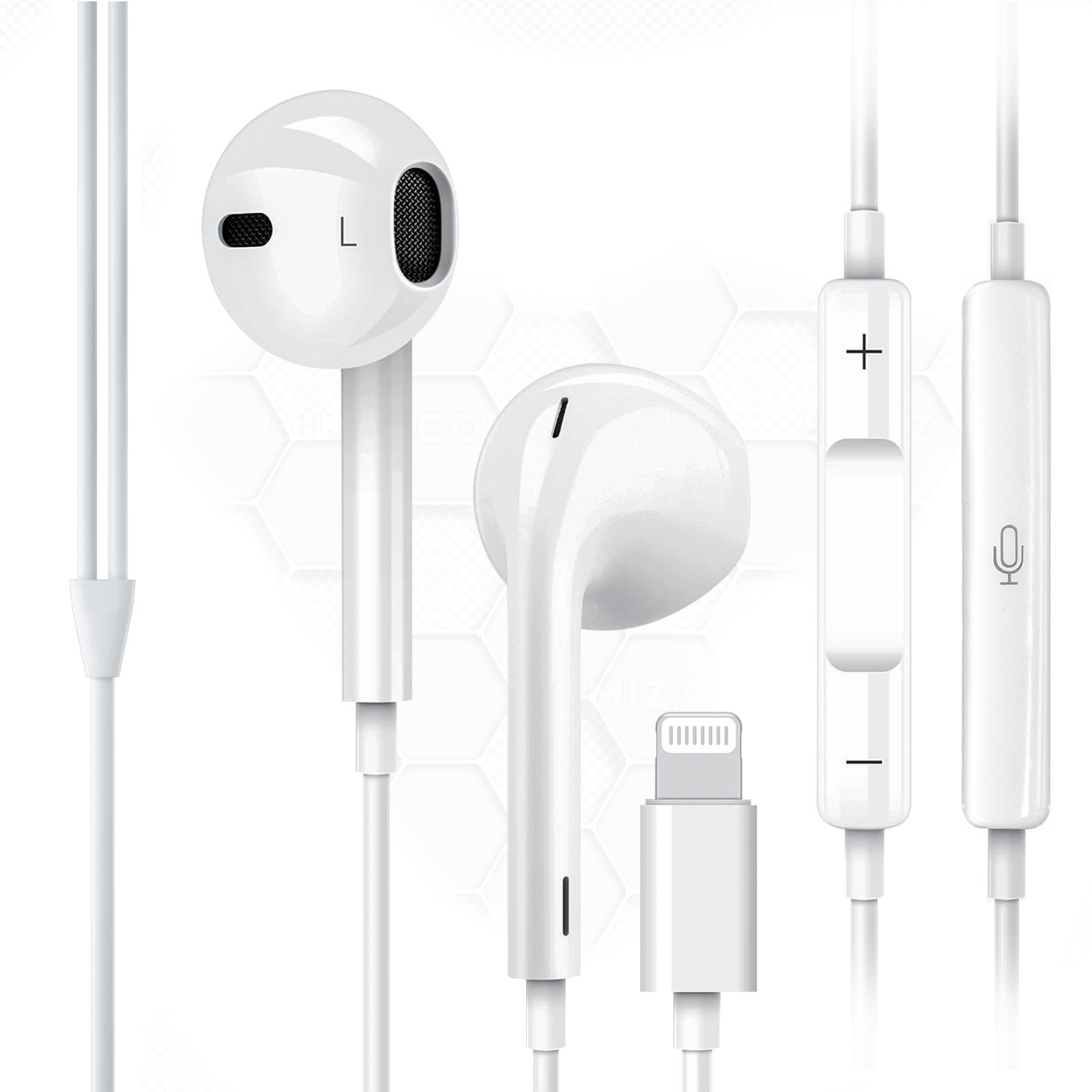 MFi認定】iPhone14用アップル純正C100チップ搭載ライトニングカナル型