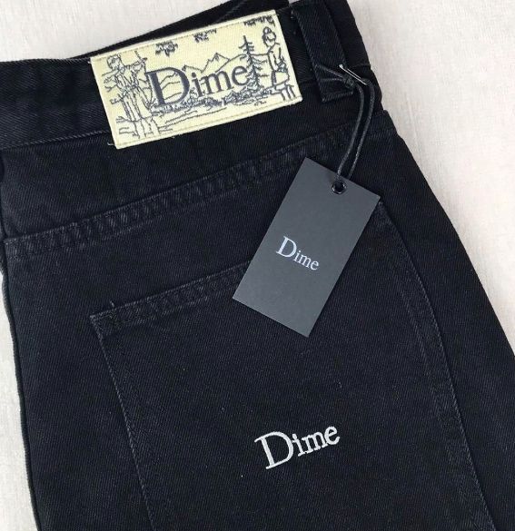 新品 Dime デニムダイム バギージーンズ ブラック - メルカリ