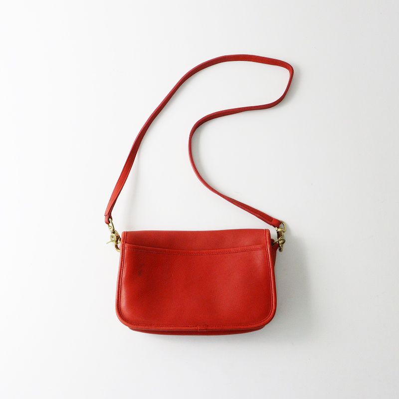 MADE IN USA VINTAGE COACH turn lock leather shoulder bag /オールド