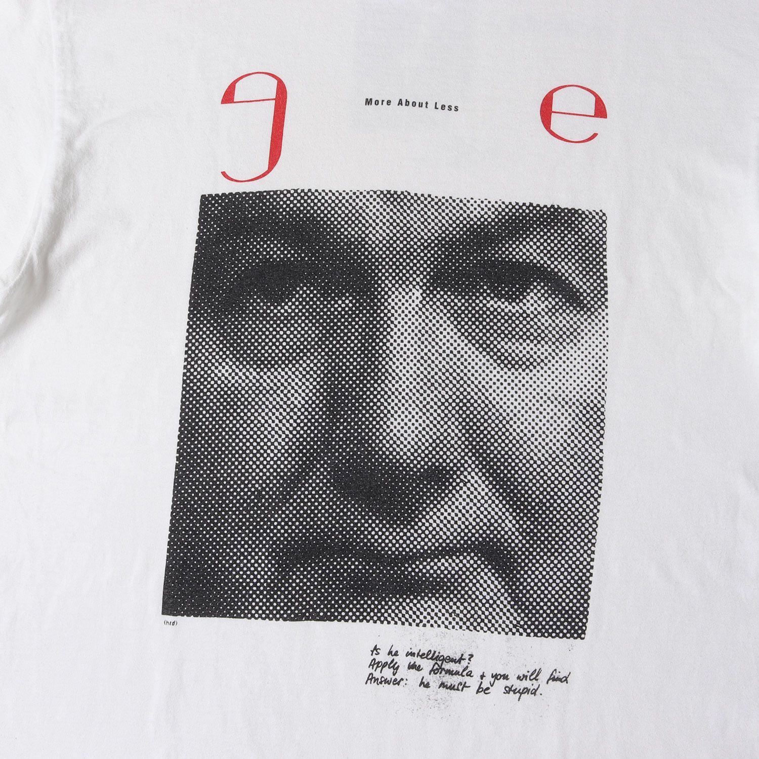 MORE ABOUT LESS モアアバウトレス Tシャツ サイズ:M 90s フォト 