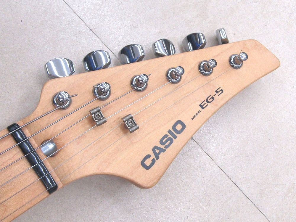 ジャンク品 CASIO カシオ カセットギター/エレキギター EG-5 ジャンク品 CASIO カシオ カセットギター/エレキギター EG-5