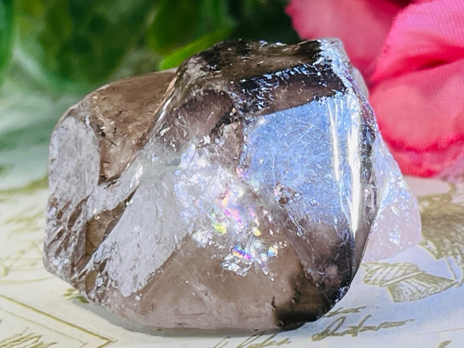 ❤️レア 天使のGIFT 極上 骸骨水晶 スモーキーエレスチャルクォーツ