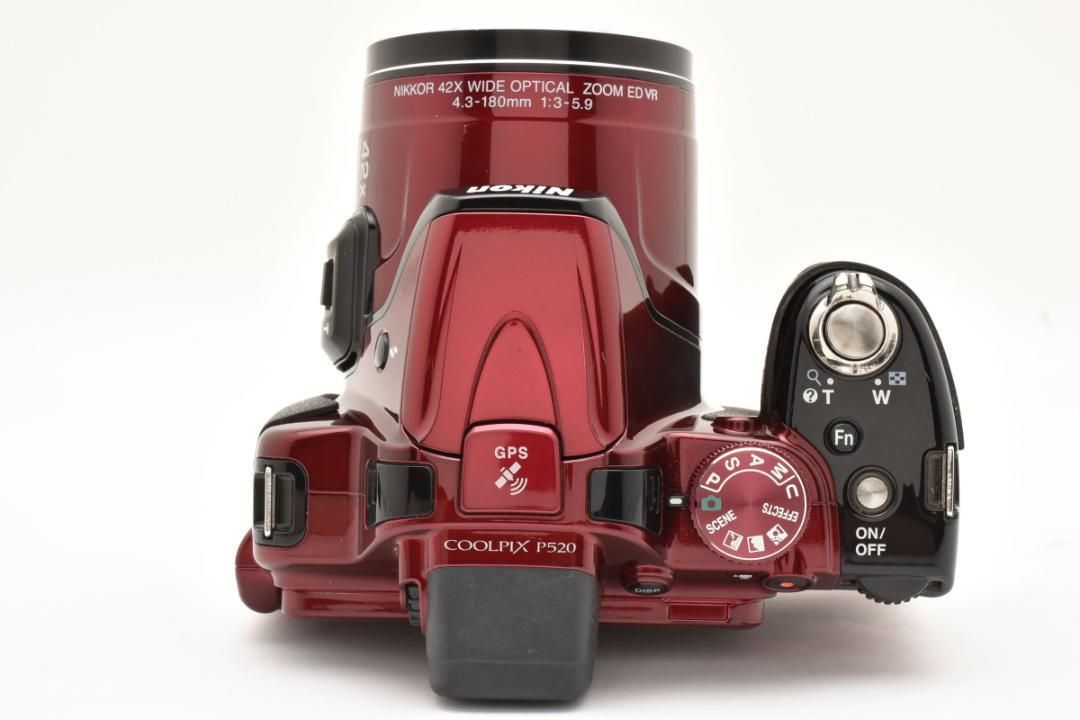 163 Nikon COOLPIX P520 レッド ジャンク - メルカリ