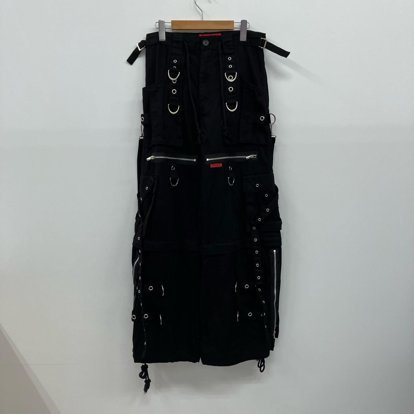 イオン広店 カーゴパンツ TRIPP NYC X-STRAP ZIP OFF PANT AF7144M ブラック サイズ XS 107