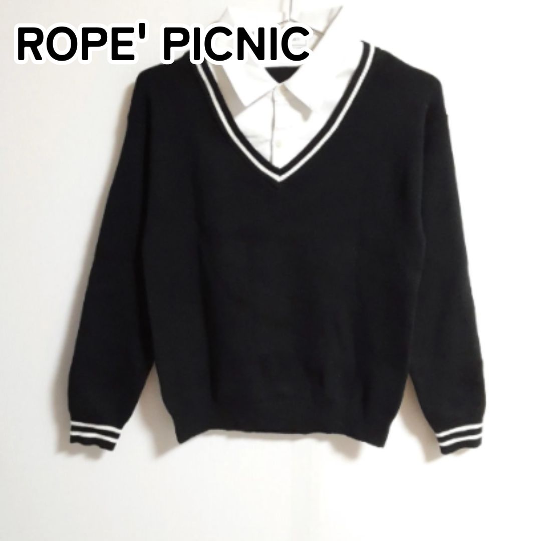 ROPE' PICNIC ロペピクニック 38 M相当 ブラック ホワイト ドッキング