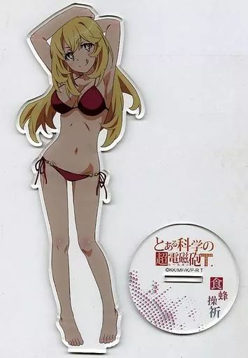 [Used] Acrylic Stand/Acrylic Panel Bee-Eating Manipulation (Swimsuit) BIG Acrylic Stand “A Certain Scientific Super Electromagnetic Gun T x Don Quixote”