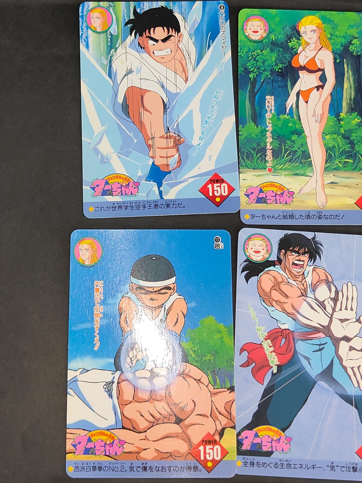 aca345 全21種 ジャングルの王者 ターちゃん カードダス BANDAI 1 2 3