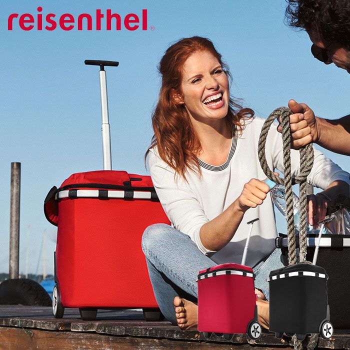 ショッピングカート キャリーカート 保冷 保温 40L フタ付き 買い物カート 大容量 ライゼンタール CARRYCRUISER キャリークルーザー 頑丈 2輪 伸縮ハンドル ショルダーベルト アウトドア おしゃれ