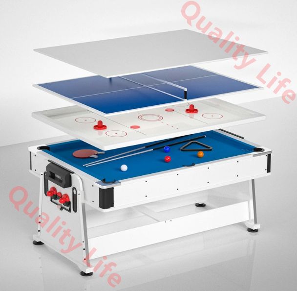 4in1 ビリヤードテーブル 家庭用 小型ブラック8 ボール アメリカンスタイル 非標準型 商業用 室内用 環境保護 WWW_STEELWINDOWSANDDOORS_COM