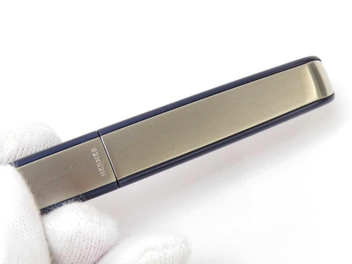 【未使用品】HERMES エルメス　ノーチラス　青い　ボールペン　文具 エルメス(HERMES)エルメス ノーチラス グリ・アルミニウム