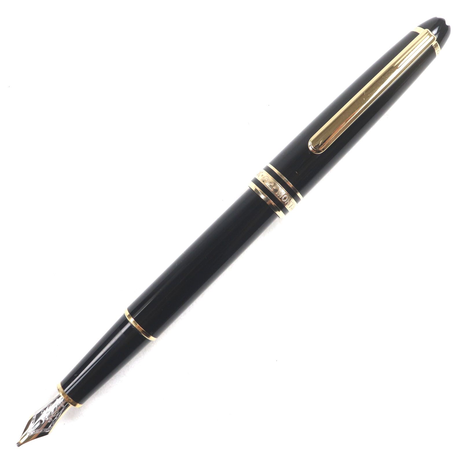 MONTBLANC モンブラン マイスターシュテュック クラシック ペン先14K Bニブ ホワイトスター 万年筆 ブラック ゴールド ドイツ製 メンズ