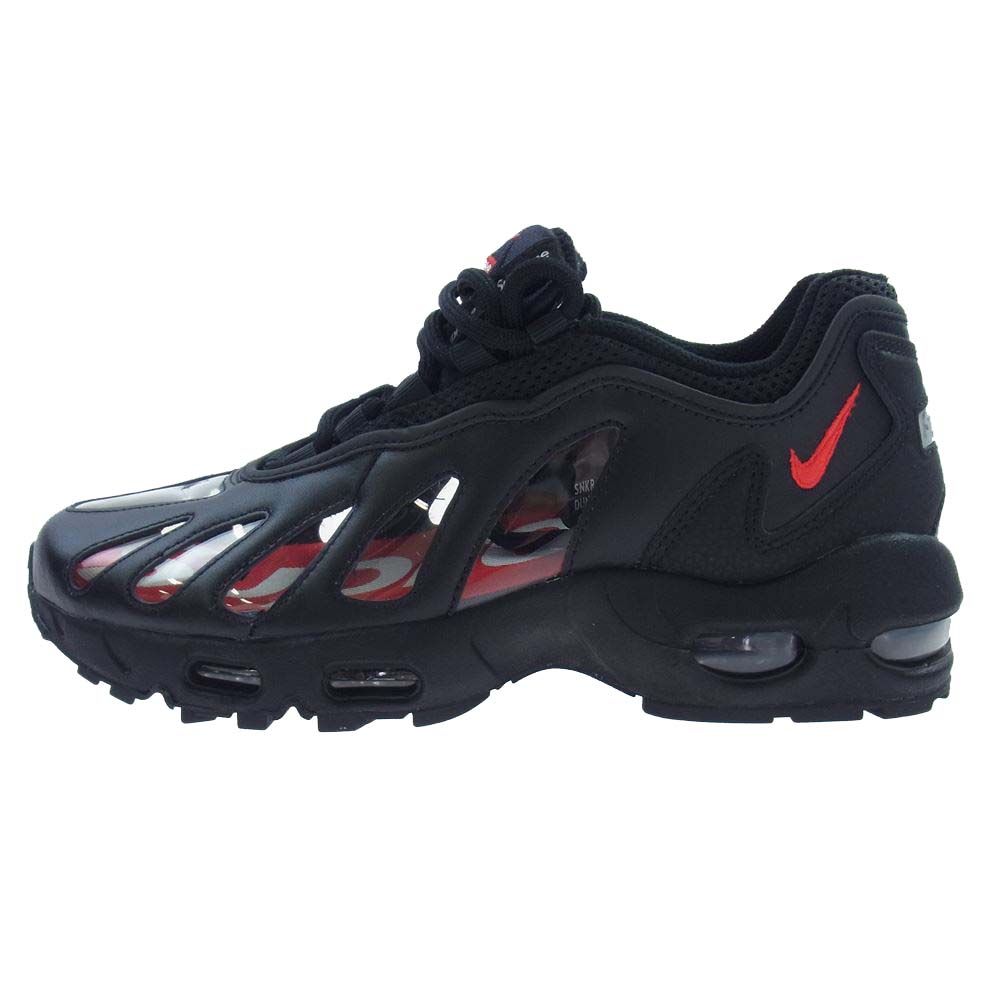 Supreme シュプリーム スニーカー 21SS CV7652-002 × NIKE ナイキ AIR MAX 96 BLACK SPEED RED CLEAR エアマックス ブラック スピード レッド クリア スニーカー ブラック系 26cm【中古】