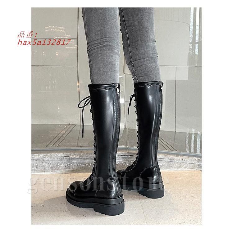 太ヒール レザー