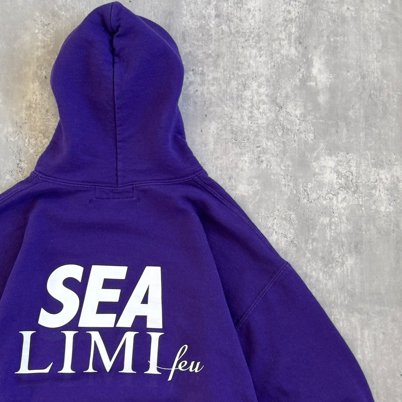 WIND AND SEA × LIMI feu ウィンダシー リミフゥ 20SS プルオーバーフーディー パープル LN-T56-037