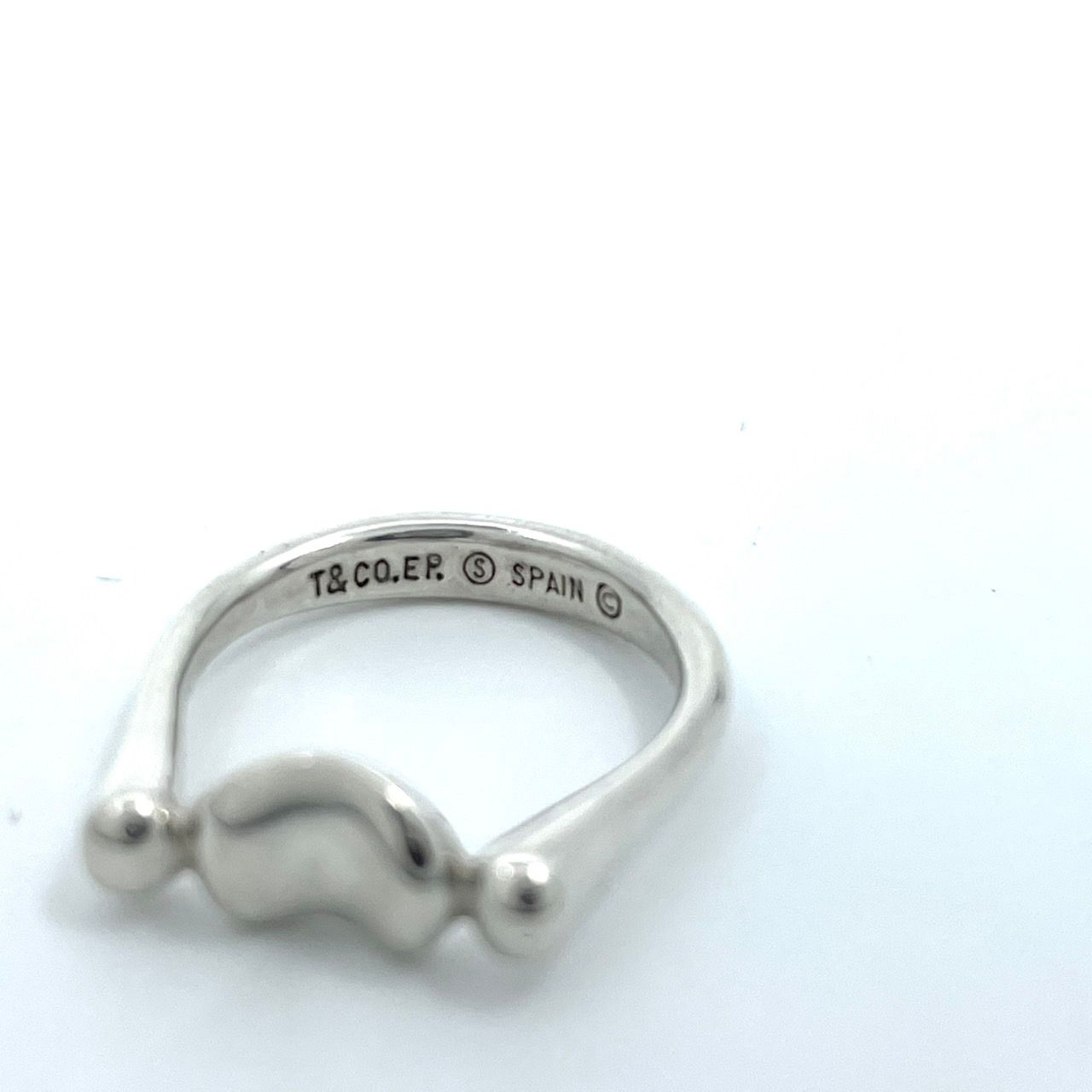 美品 TIFFANY&Co. ティファニー 指輪 リング ビーン 7号 エルサ