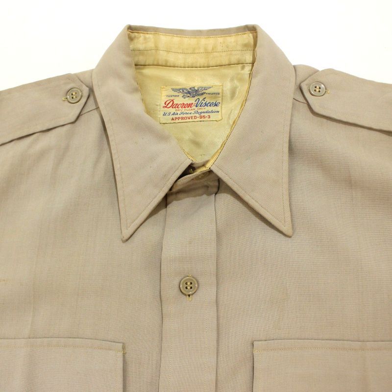 OLDCLOW ミリタリーシャツ　Mサイズ DEAD STOCK】80s US ARMY UTILITY SHIRT - OLIVE GREEN 米軍