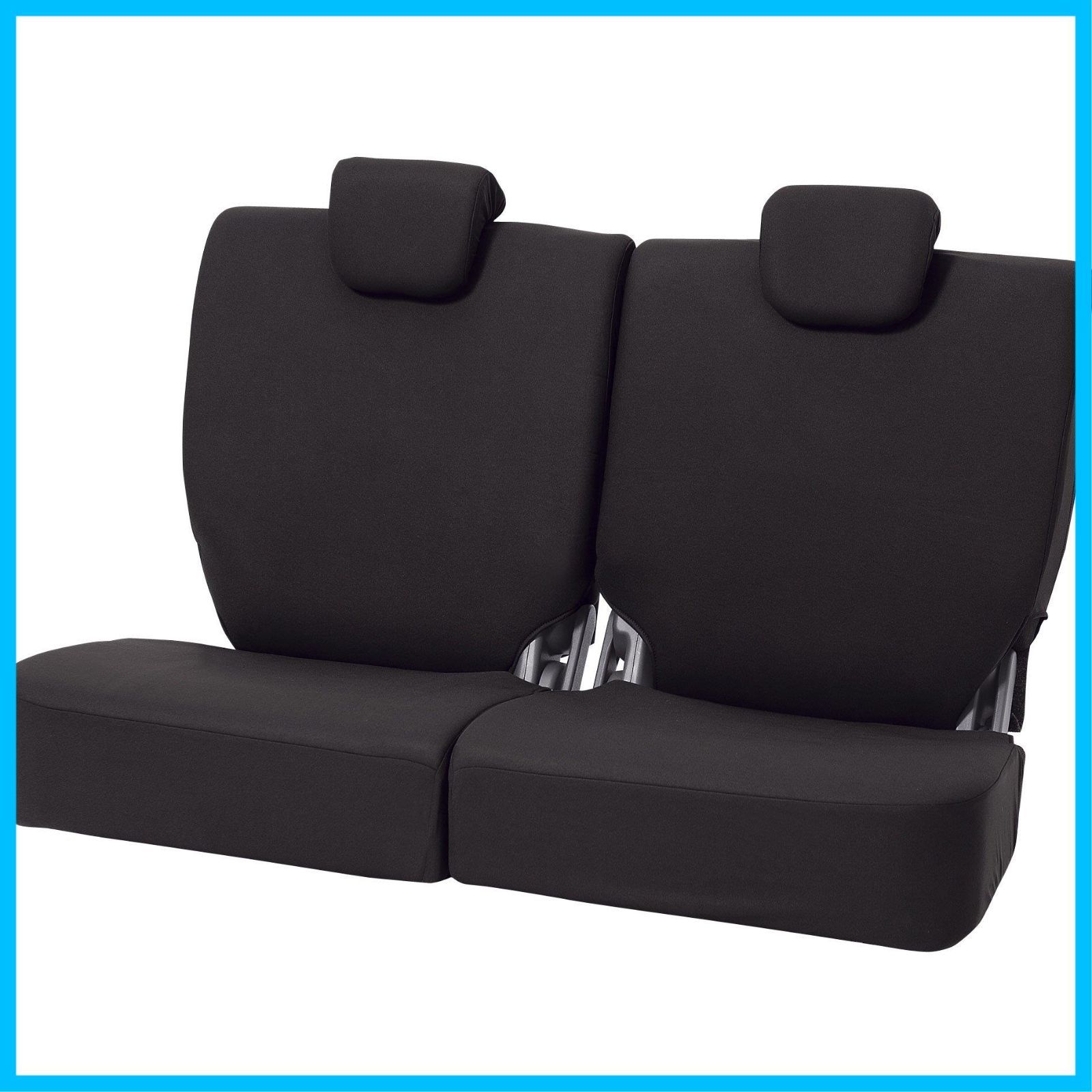 【特価セール】ケイリヤブンカツ 後席単品 軽自動車 ブラック カラードカバー シートカバー 4055-27BK ボンフォームBONFORM