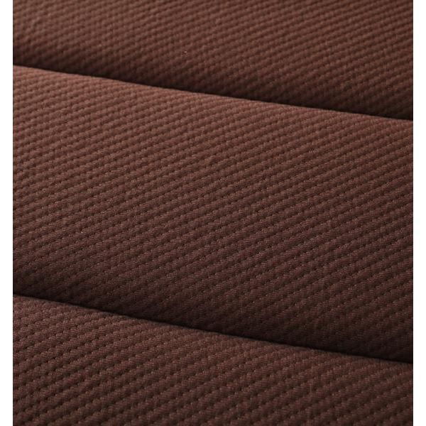 脚付きマットレスベッド セミシングル プレミアム 2層ポケットコイルマットレス付き マットレスカラー ブラウン 搬入 組立 簡単 選べる7つの寝心地 すのこ構造 ボトムベッド