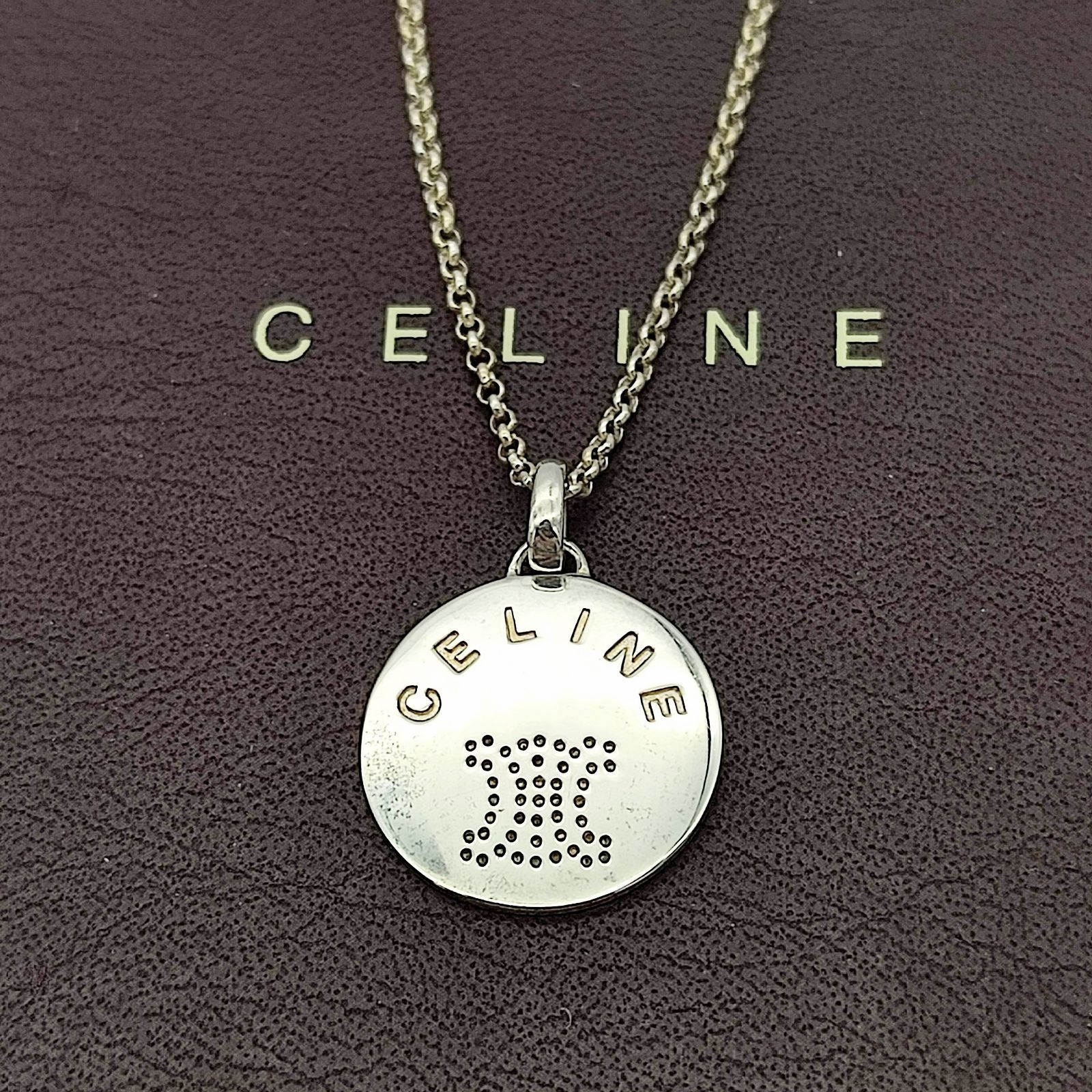 CELINE直営】セール！限定数のみ ロゴ STRASS ネックレス