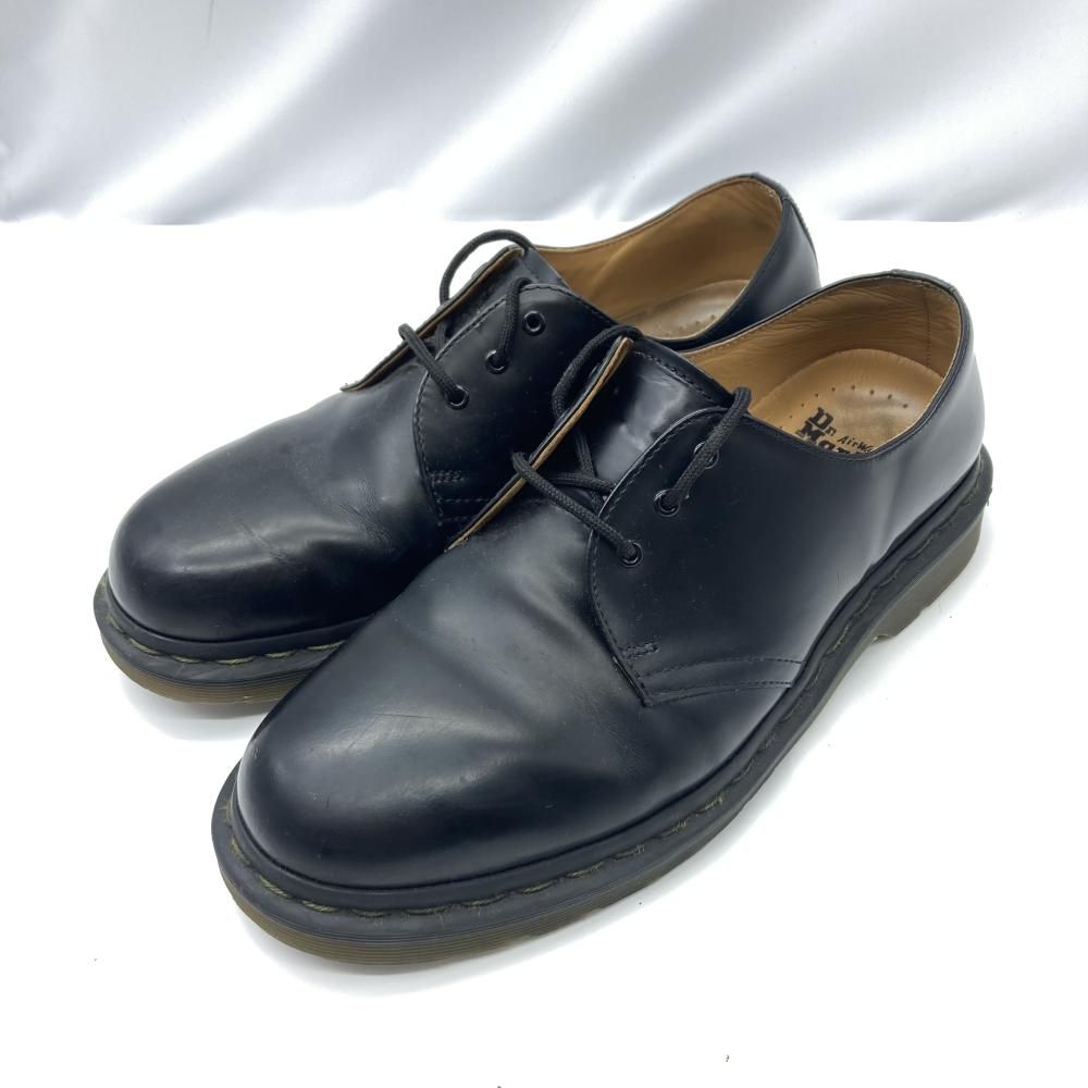 【美品‼︎】Dr.Martens ドクターマーチン 1461 UK9 ブラック Dr.Martens ドクターマーチン 1461 3ホール シューズ ブラック系
