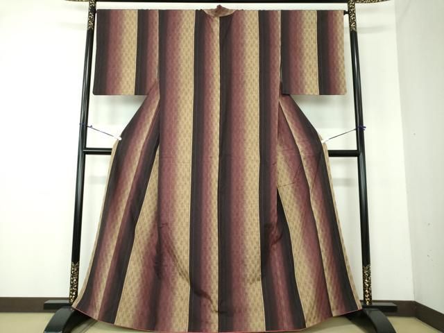 平和屋着物○上質な紬 珈琲染 変わり間道 正絹 逸品 DAAV6393ps - メルカリ