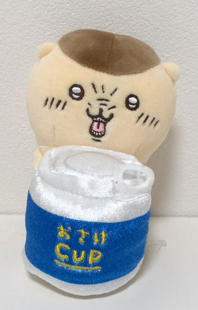 ちいかわ デスクトップから見守るひっかけぬいぐるみ ハーッ