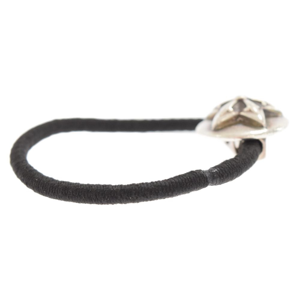 CHROME HEARTS スター　ヘアゴム コンチョ ブレスレット シルバー CHROME HEARTS クロムハーツ（原本無） STAR HAIRBAND スター