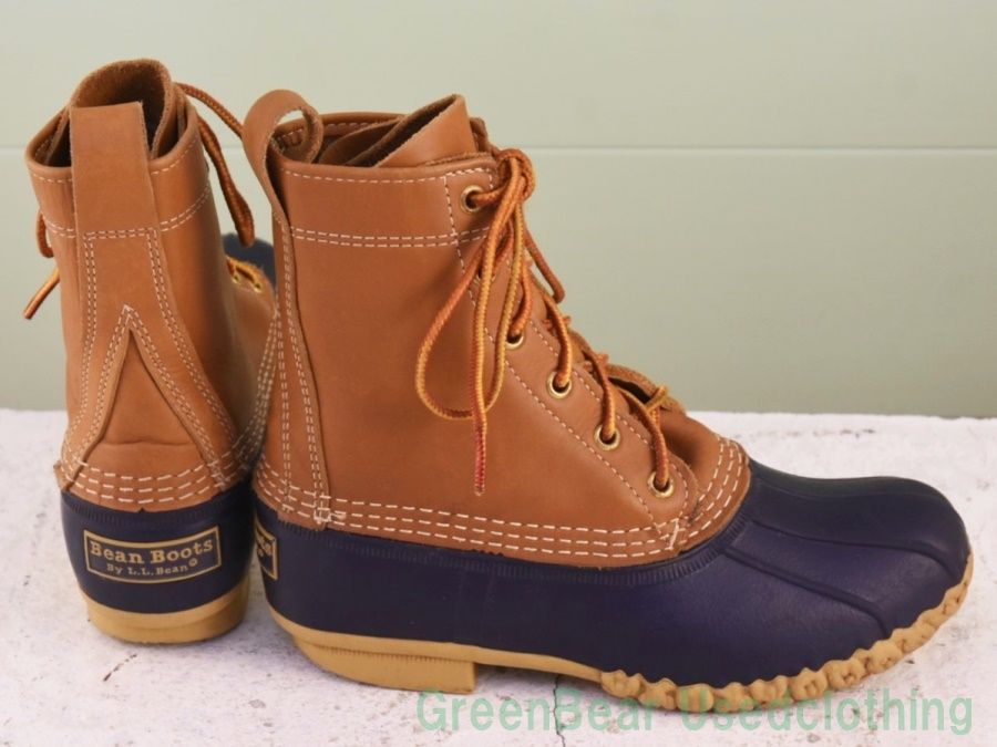 Y130 L.L.Bean ビーンブーツ 茶×ネイビー レディース 23cmくらい