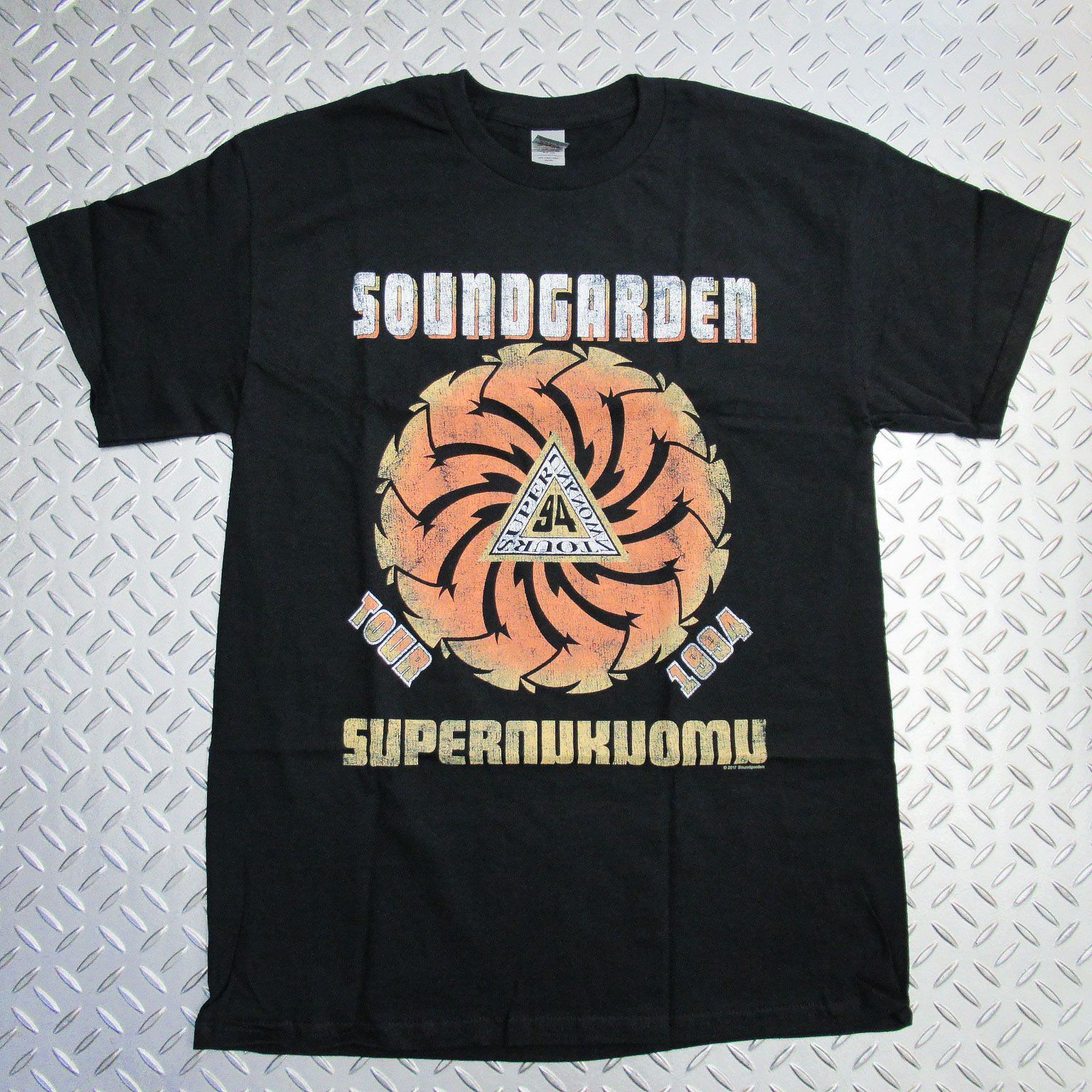 オフィシャル バンドTシャツ サウンドガーデン SOUNDGARDEN SUPERUNKNOWN TOUR 1994 ブラック 黒 - メルカリ